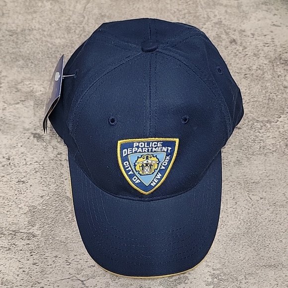 Navy NYPD Shield Hat baseball cap unisex NWT LAST ONE! - Picture 7 of 9